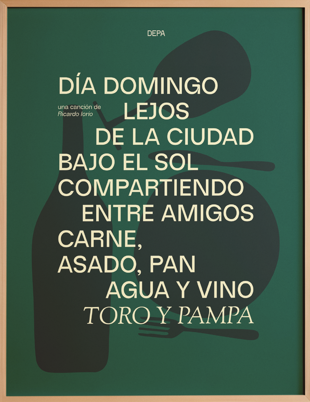 PÓSTER TORO Y PAMPA